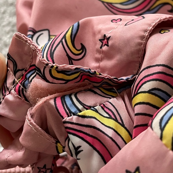 H&M Kids Hooded Unicorn Print Windbreaker - Picture 7 of 9